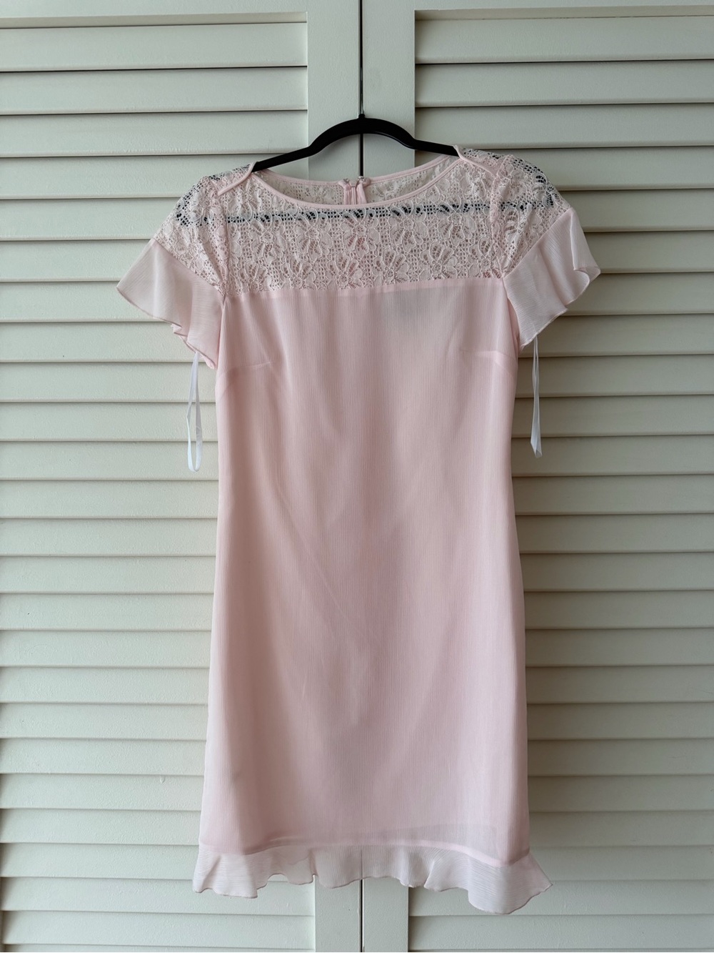 Karl Lagerfeld Paris Pale Pink Dress Size 0